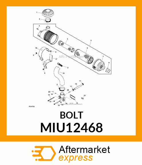 BOLT MIU12468