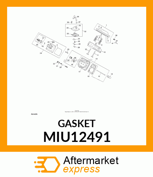 GASKET, BREATHER MIU12491