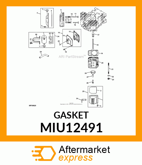 GASKET, BREATHER MIU12491