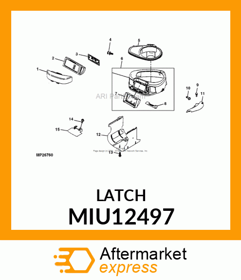 Latch MIU12497