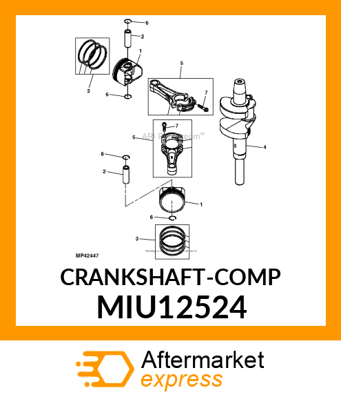 CRANKSHAFT MIU12524