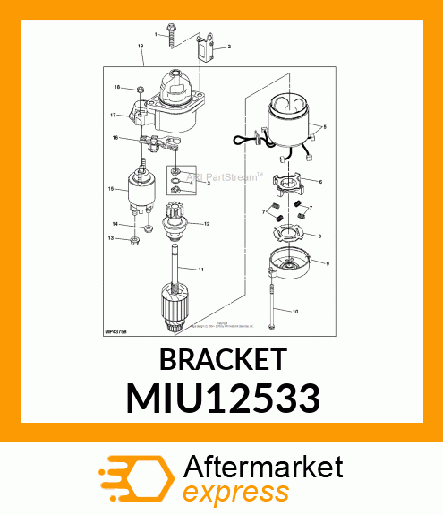 BRACKET MIU12533