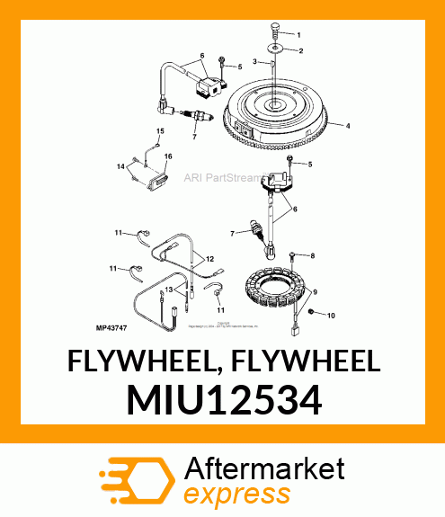 FLYWHEEL, FLYWHEEL MIU12534