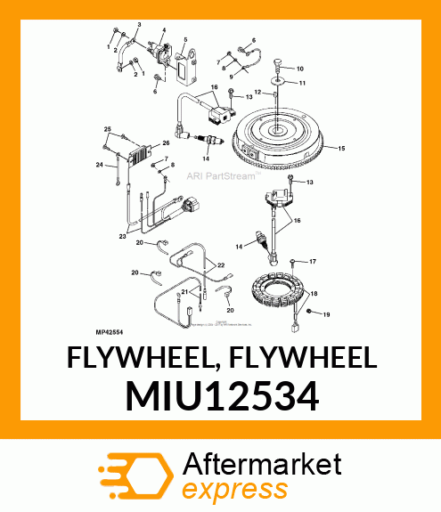 FLYWHEEL, FLYWHEEL MIU12534