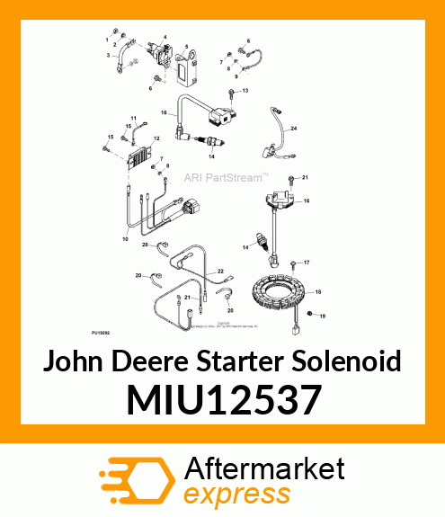 STARTER, SOLENOID MIU12537
