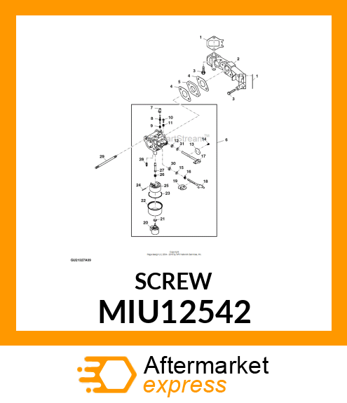 SCREW MIU12542