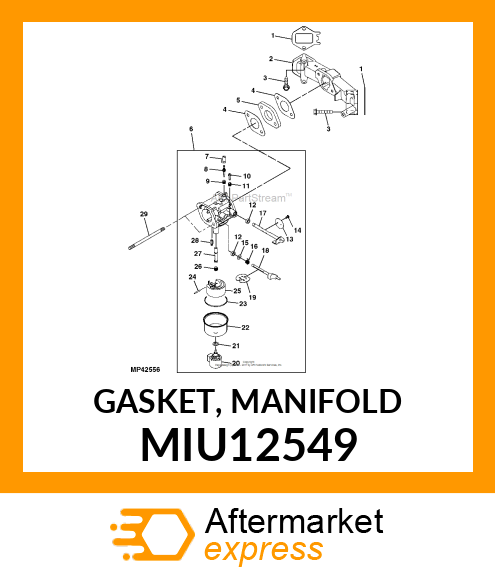 GASKET, MANIFOLD MIU12549