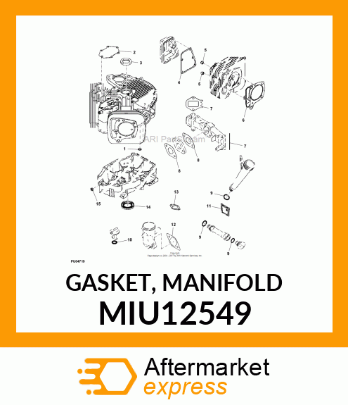 GASKET, MANIFOLD MIU12549