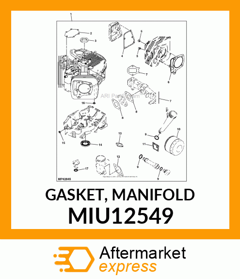 GASKET, MANIFOLD MIU12549