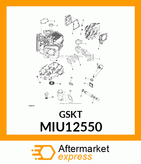 GASKET,INSULATOR MIU12550