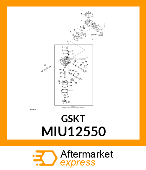 GASKET,INSULATOR MIU12550