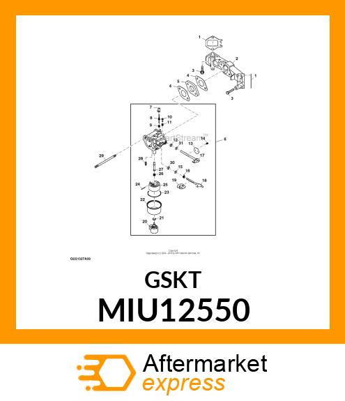 GASKET,INSULATOR MIU12550