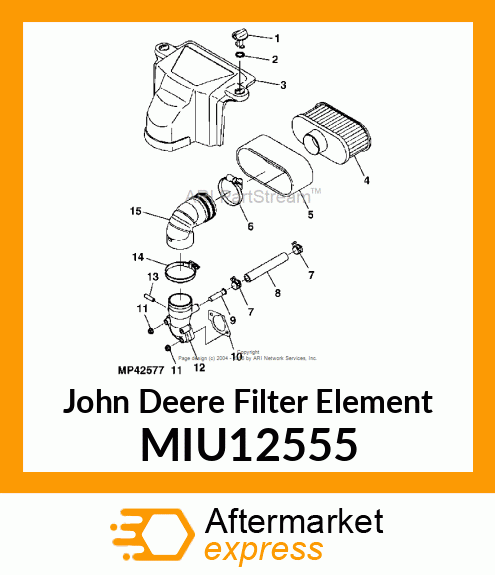 FILTER ELEMENT MIU12555