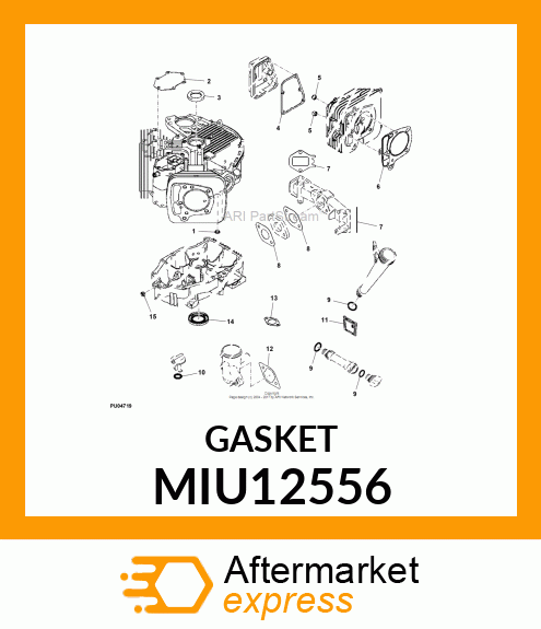 GASKET,AIR CLEANER MIU12556