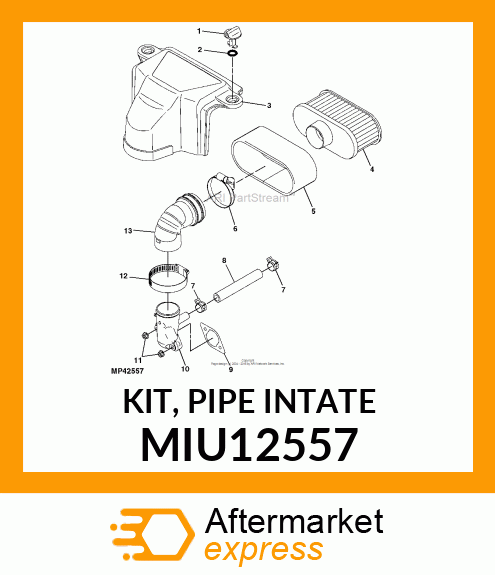 KIT, PIPE INTATE MIU12557