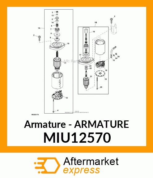 Armature - ARMATURE MIU12570