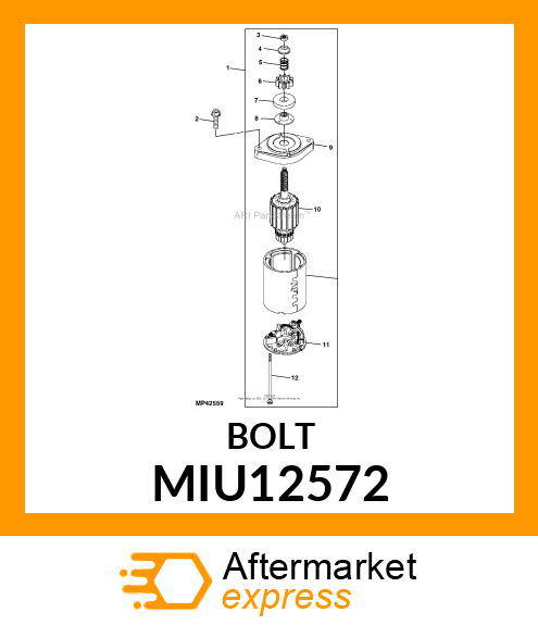 BOLT MIU12572