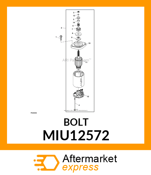 BOLT MIU12572