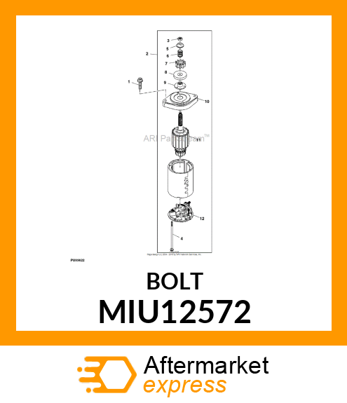 BOLT MIU12572