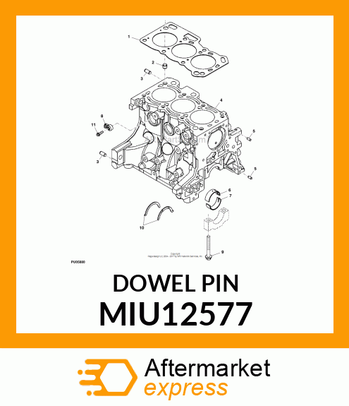 PIN, DOWEL MIU12577