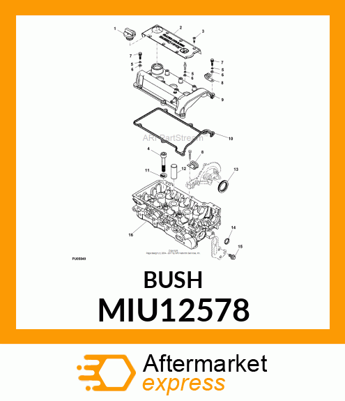 PIPE, SPARK PLUG PROTECTING MIU12578