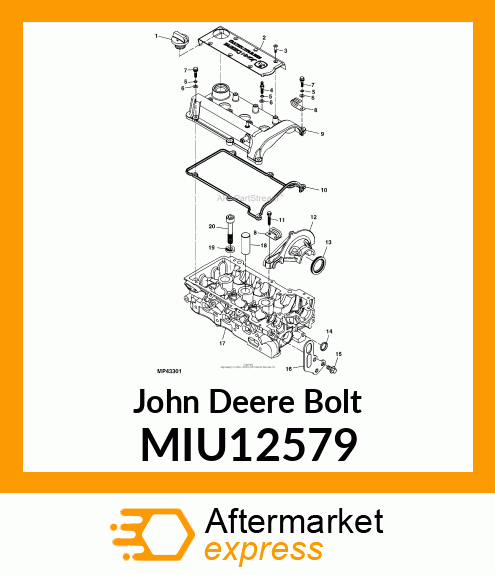 BOLT, CYLINDER CAP MIU12579