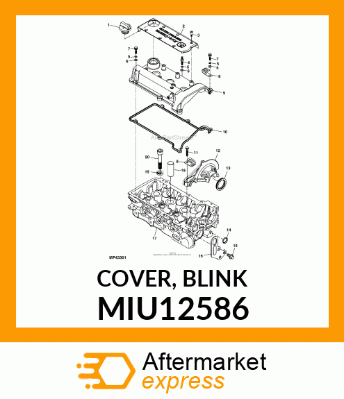 COVER, BLINK MIU12586