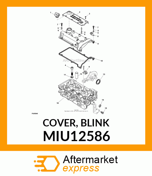 COVER, BLINK MIU12586
