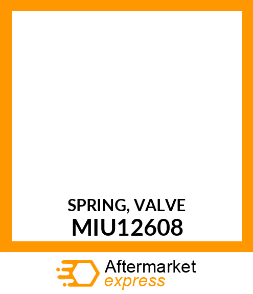 SPRING, VALVE MIU12608