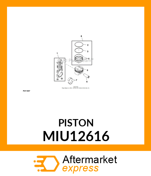 PISTON MIU12616