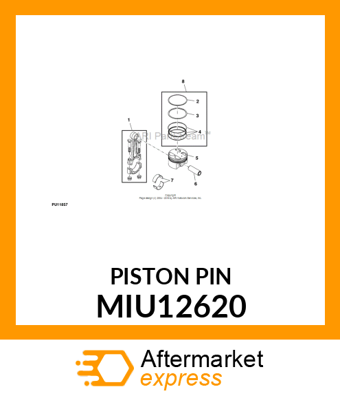 PISTON PIN MIU12620