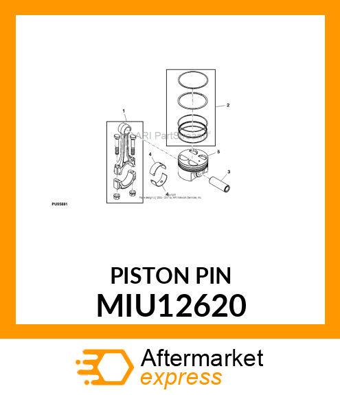 PISTON PIN MIU12620