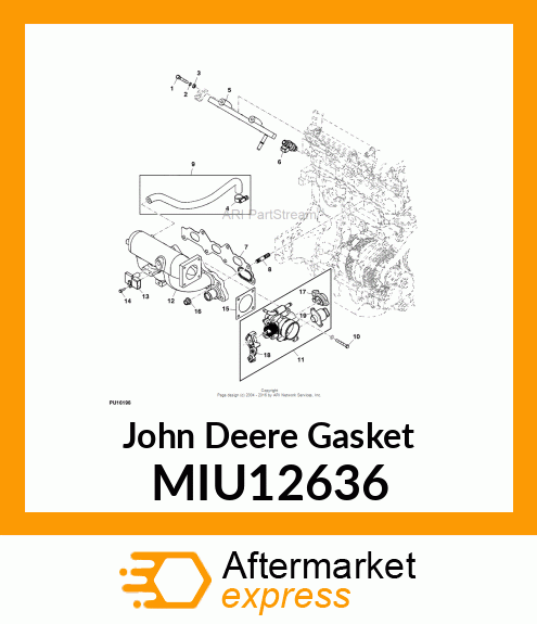 GASKET, INTAKE MANIFOLD MIU12636