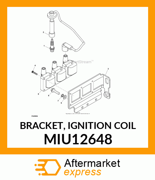 BRACKET, IGNITION COIL MIU12648