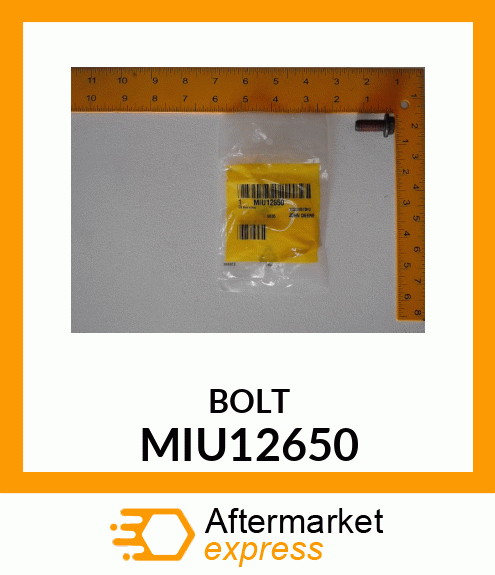 BOLT, FLYWHEEL MIU12650