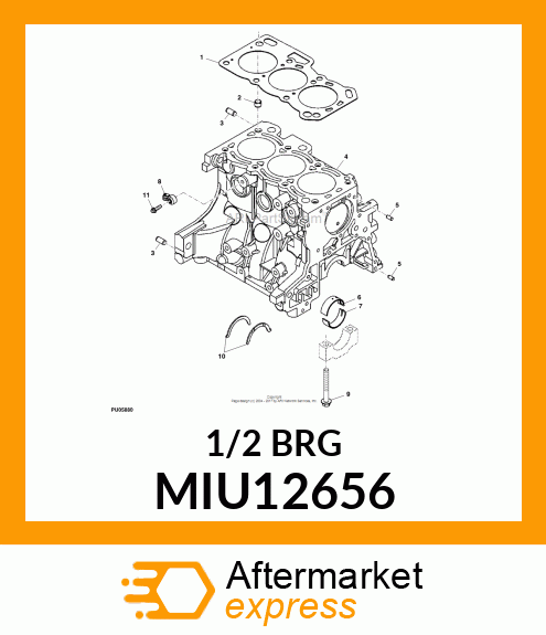 KIT, BEARINGS MIU12656