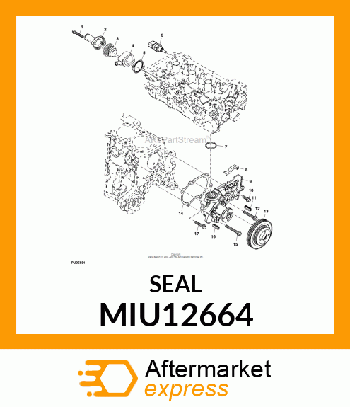 SEAL STRIP, 3RD MIU12664