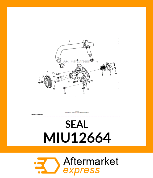 SEAL STRIP, 3RD MIU12664