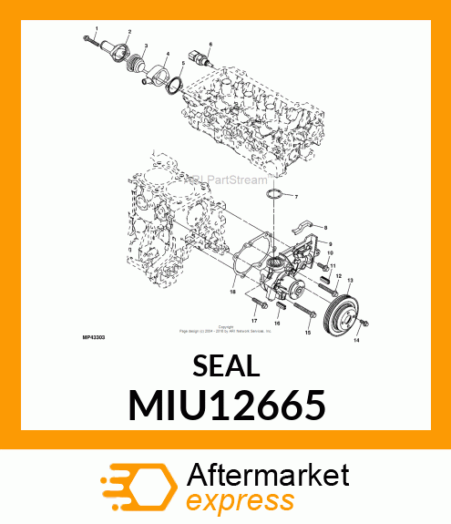 SEAL STRIP, 2ND MIU12665