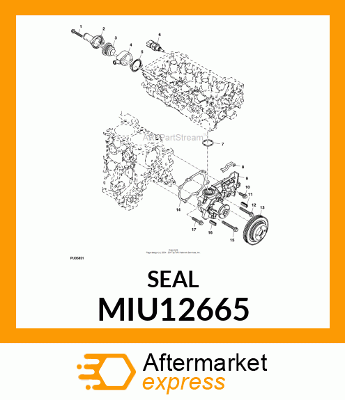 SEAL STRIP, 2ND MIU12665