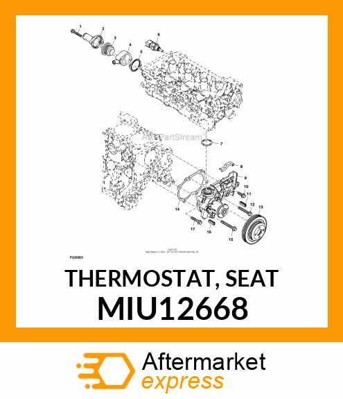 THERMOSTAT, SEAT MIU12668