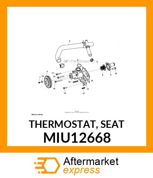 THERMOSTAT, SEAT MIU12668