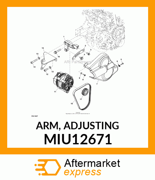 ARM, ADJUSTING MIU12671
