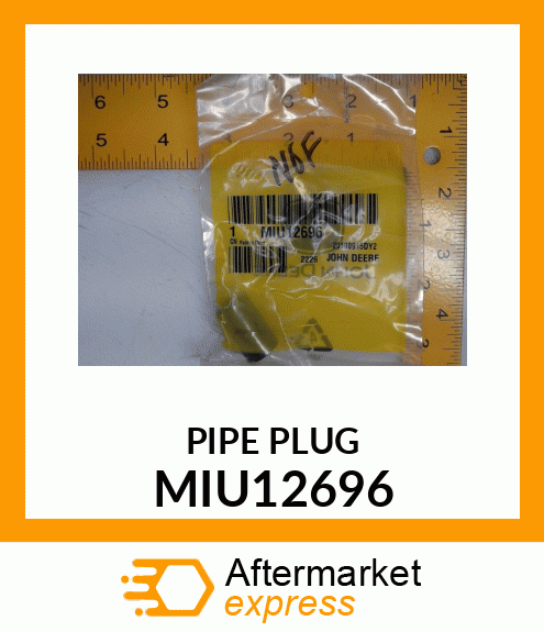 PLUG, EXHAUST PIPE MIU12696