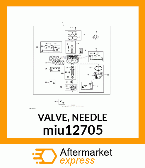 VALVE, NEEDLE miu12705