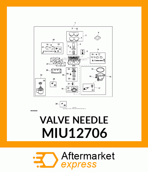 VALVE, NEEDLE MIU12706