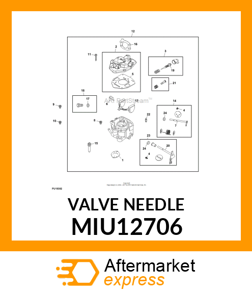 VALVE, NEEDLE MIU12706