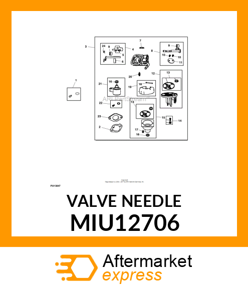 VALVE, NEEDLE MIU12706