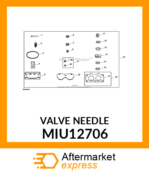 VALVE, NEEDLE MIU12706