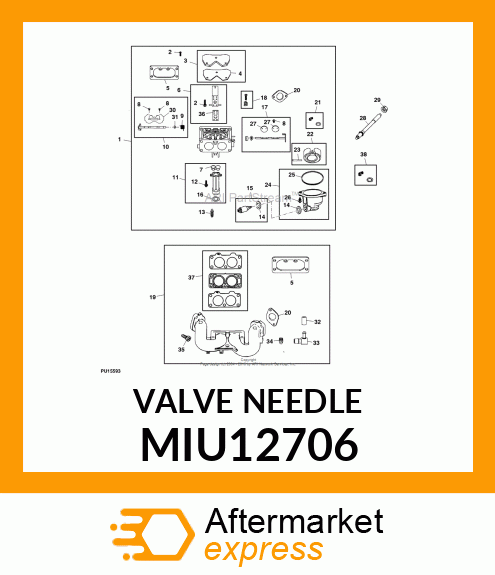 VALVE, NEEDLE MIU12706